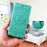 For iPhone 18 Pro / 17 Pro Max Case Sunflower Imprint Leather Wallet Phone Cover - Green - 5