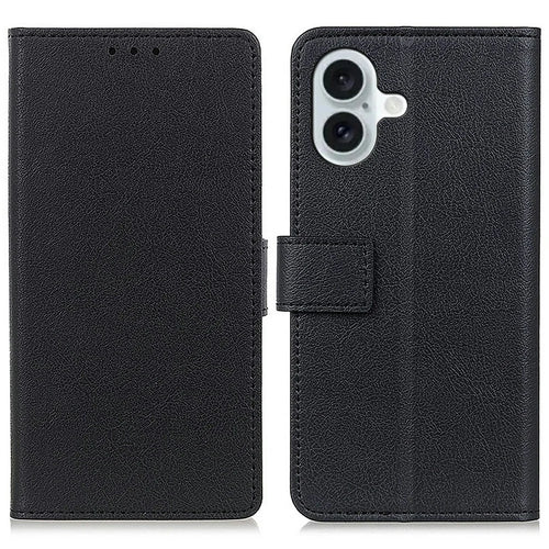 For iPhone 17 Case PU Leather Stand Wallet Phone Cover - 1