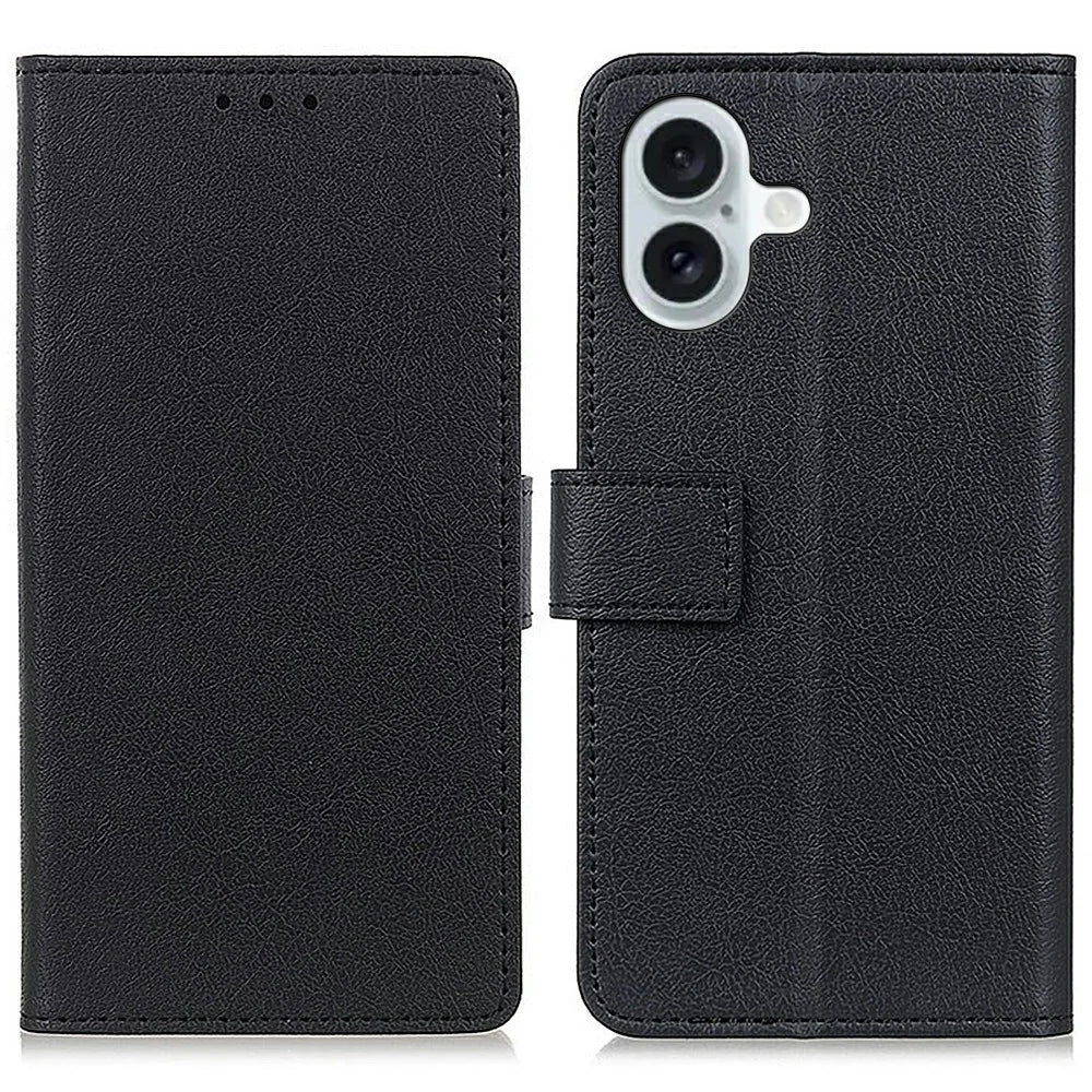 For iPhone 17 Case PU Leather Stand Wallet Phone Cover - 1