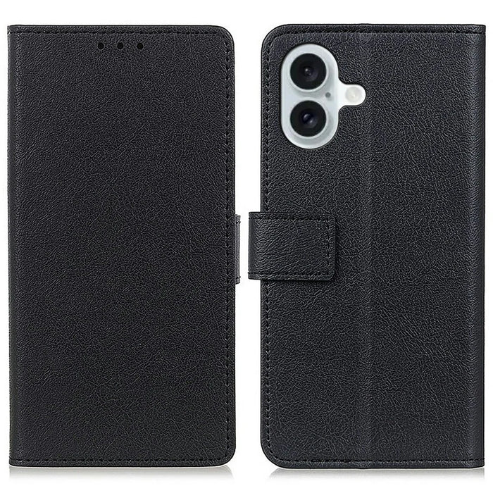 For iPhone 17 Case PU Leather Stand Wallet Phone Cover - 1