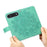 For iPhone Air Case Floral Pattern PU Leather Wallet Stand Phone Cover - Green - 2