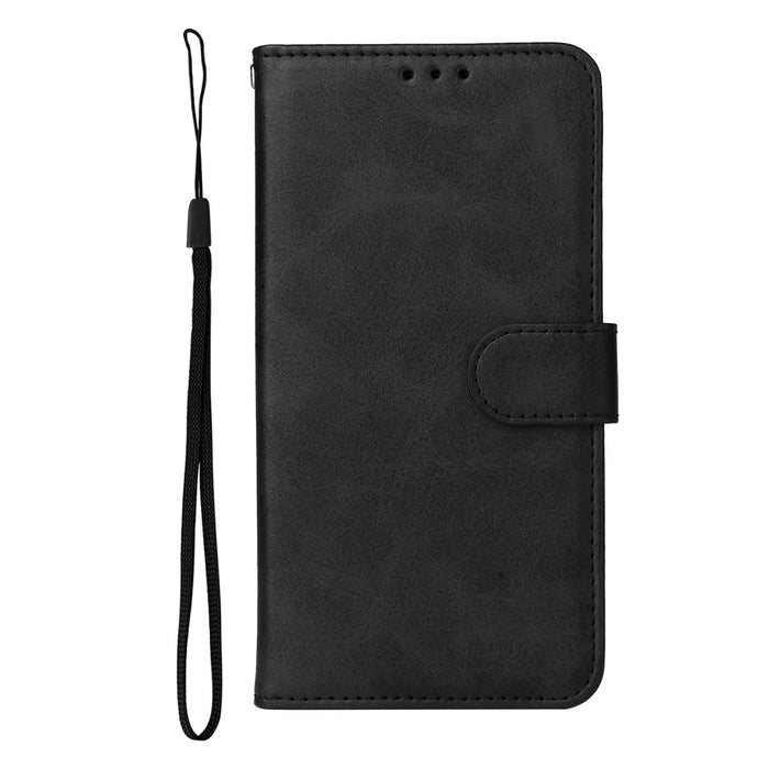 For iPhone 18 Pro Max / 17 Pro Max Case Wallet PU Leather Folio Flip Phone Cover - Black - 5