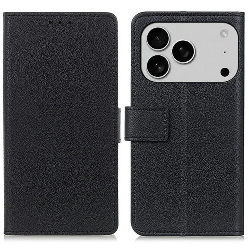 For iPhone 18 Pro / 17 Pro Case PU Leather Stand Wallet Phone Cover - 1