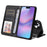 For iPhone 17 Case Wallet PU Leather Folio Flip Phone Cover - Black - 2