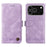 For iPhone 18 Pro / 17 Pro Leather Wallet Cases Skin Touch Phone Cover Stand with Strap - Purple - 1
