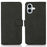 KHAZNEH For iPhone 17 Case PU Leather Wallet Stand Phone Cover - Black - 1