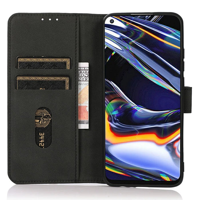 KHAZNEH For iPhone 17 Case PU Leather Wallet Stand Phone Cover - Black - 2