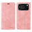 BETOPNICE For iPhone 18 Pro / 17 Pro Case  Magnetic Closure RFID Blocking Wallet Stand Leather Phone Cover - Pink - 1