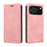 BETOPNICE For iPhone 18 Pro / 17 Pro Case  Magnetic Closure RFID Blocking Wallet Stand Leather Phone Cover - Pink - 2