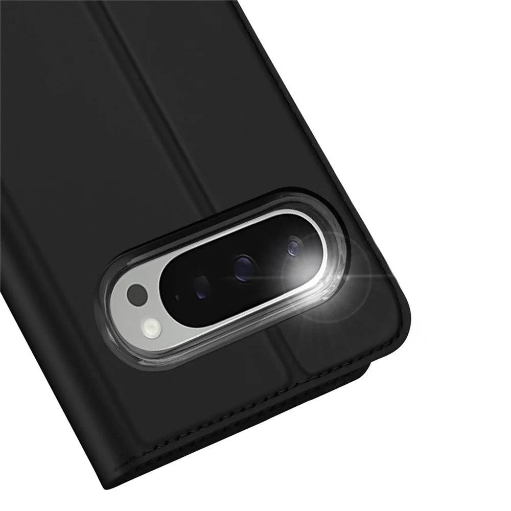 DUX DUCIS For Google Pixel 10 Pro XL Case  Skin Pro Series Leather Stand Cover Card Holder - Black - 3