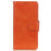For iPhone Air Case Nappa Texture Split Leather Wallet Phone Cover - Orange - 6