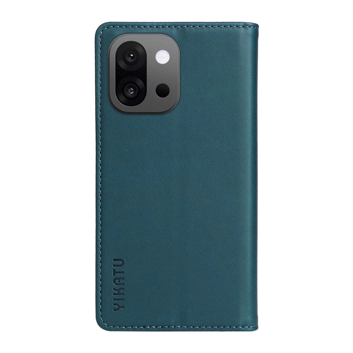 YIKATU For OnePlus 13T 5G Phone Cases  Magnetic Closure PU Leather Mobile Cover - Green - 6