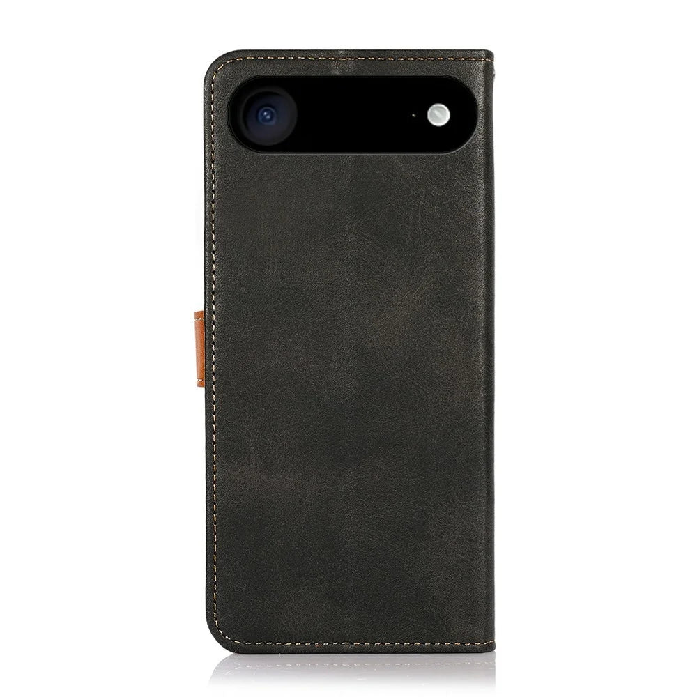 KHAZNEH For iPhone Air Wallet Phone Case Stand Leather Flip Cover - Black - 7