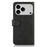 For iPhone 18 Pro / 17 Pro Case Cowhide Texture Leather Wallet Phone Cover with Stand - Black - 7