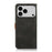 KHAZNEH For iPhone 18 Pro / 17 Pro Wallet Phone Case Stand Leather Flip Cover - Black - 7