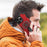 For iPhone 16 Pro Magnetic Case Kickstand TPU + PC Drop Defend Phone Cover - Red - 4