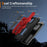 For iPhone 16 Pro Magnetic Case Kickstand TPU + PC Drop Defend Phone Cover - Red - 7