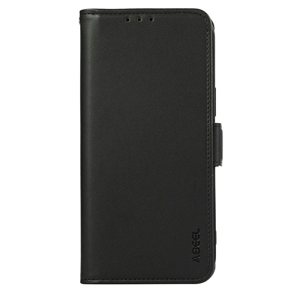 ABEEL For iPhone 18 Pro Max / 17 Pro Max Case Leather Phone Cover with RFID Blocking Wallet - Black - 6