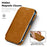 For iPhone 15 Plus Case Compatible with MagSafe RFID Blocking Card Holder Leather Phone Cover - Brown - 3