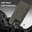 For iPhone 14 Pro Max Case Compatible with MagSafe RFID Blocking Card Holder Leather Phone Cover - Titanium Grey - 5