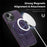 For iPhone 14 Case Compatible with MagSafe RFID Blocking Card Holder Leather Phone Cover - Dark Purple - 7
