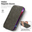 For iPhone 13 Pro Case Compatible with MagSafe RFID Blocking Card Holder Leather Phone Cover - Titanium Grey - 3