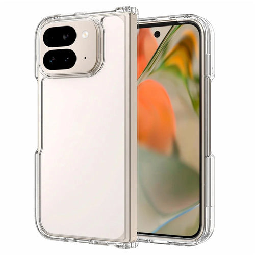 For Google Pixel 10 Pro Fold Case TPU + Acrylic Clear Phone Cover, Integrated Design - 1