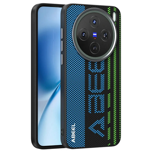 ABEEL For vivo X200s 5G Magnetic Case Micro-Embossing 6D Printed PC TPU Aluminum Alloy Leather Phone Cover - Outstanding No. 1 - 1