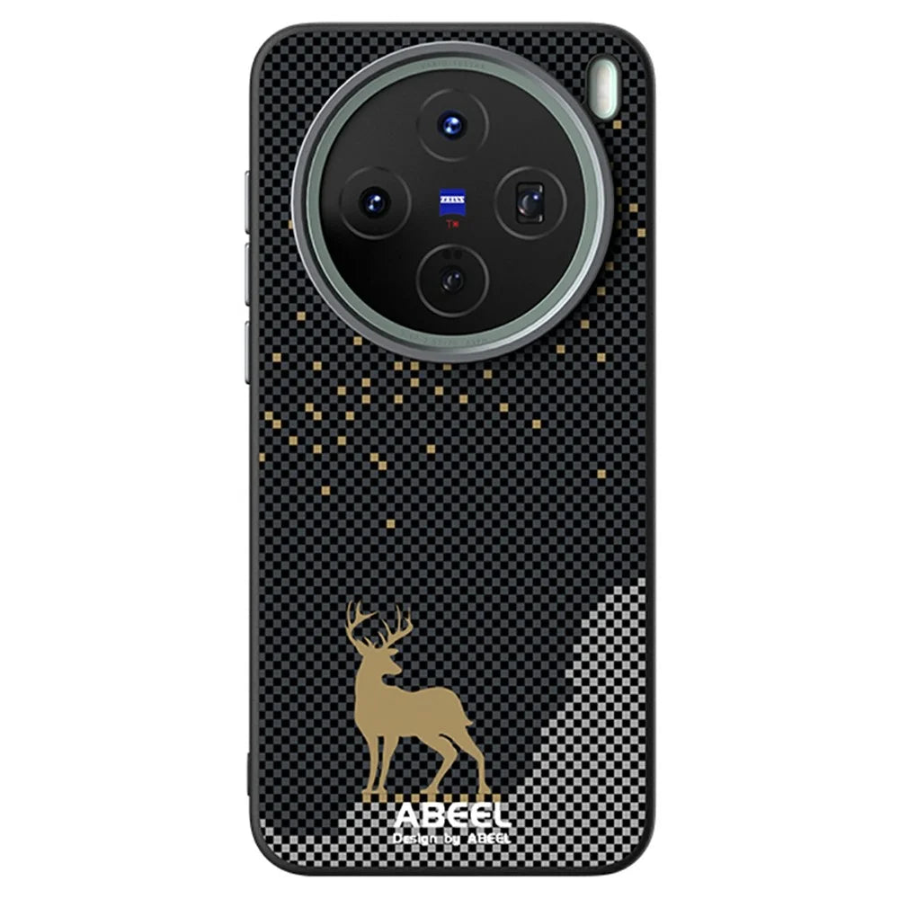 ABEEL For vivo X200s 5G Magnetic Case Ultra Slim PC TPU Phone Back Cover - Deer - 2