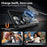For iPhone 16 Pro Max Case Compatible with MagSafe TPU + PC Shockproof Phone Back Cover - Black - 3