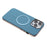 BINFEN COLOR BF40 For iPhone 16 Pro Max Case Compatible with MagSafe Electroplated PU + TPU Phone Back Cover - Baby Blue - 2