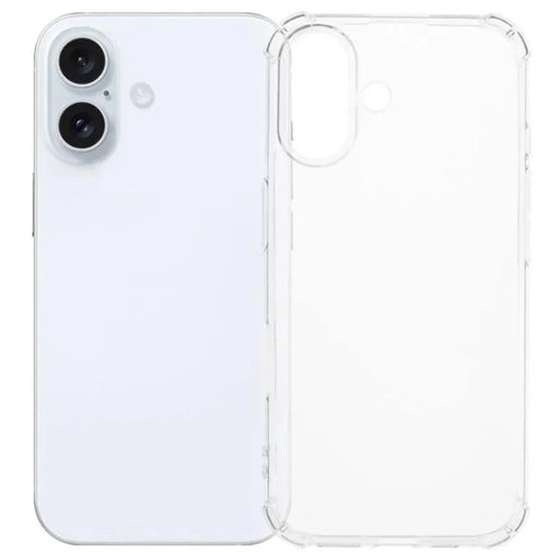WANLONFENG WL3 Series For iPhone 16 TPU Case 1.5mm Phone Cover with 2Pcs Tempered Glass Films (Big Lens Hole) - 2