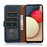 KHAZNEH For iPhone 18 Pro Max / 17 Pro Max Case RFID Blocking Wallet Litchi Texture PU Leather Phone Cover - Blue - 2
