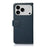 KHAZNEH For iPhone 18 Pro Max / 17 Pro Max Case RFID Blocking Wallet Litchi Texture PU Leather Phone Cover - Blue - 7
