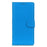 For iPhone 18 Pro / 17 Pro Wallet Case PU Leather Phone Cover Litchi Texture - Blue - 6