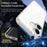 For iPhone 17 Clear Case TPU + Acrylic Shockproof Phone Back Cover - 4