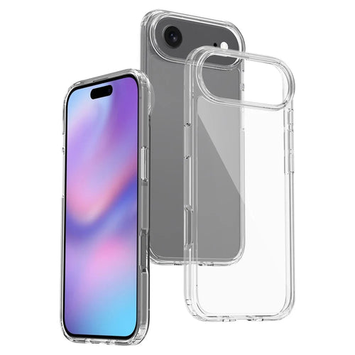 For iPhone Air Clear Case TPU + Acrylic Shockproof Phone Back Cover - 1