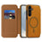 For Samsung Galaxy S25+ Magnetic Case RFID Blocking Card Holder Leather Phone Cover - Brown - 2