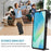 For Samsung Galaxy A16 4G / 5G Case Camera Slider PC + TPU Phone Cover with Kickstand - Black - 6