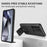 For Samsung Galaxy S25 Ultra Case Camera Slider PC + TPU Phone Cover with Kickstand - Black - 2