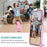 For Samsung Galaxy S23 FE Case Camera Slider PC + TPU Phone Cover with Kickstand - Pink - 6