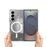 For Samsung Galaxy Z Fold7 5G Clear Phone Case Magnetic Case TPU+Acrylic Back Cover - Clear - 4