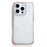 For iPhone 16 Pro Case Rhinestone Decor Glitter TPU Anti Drop Phone Cover - Pink - 1