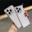 For iPhone 16 Pro Case Rhinestone Decor Glitter TPU Anti Drop Phone Cover - Pink - 3