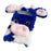 For Google Pixel 10 Pro XL Case Fluffy Cute Cow Winter Plush Inner TPU Phone Cover - Blue - 5