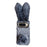 For Google Pixel 10 / Pixel 10 Pro Case Plush Cute Bunny Winter Fluffy TPU Phone Cover - Dark Grey - 1