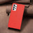 BINFEN COLOR For Samsung Galaxy A53 5G Leather Case  BF36 Floral Pattern Phone Cover RFID Blocking Wallet Stand - Red - 5