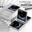 For Samsung Galaxy Z Flip7 5G Case Electroplating PC Folding Phone Cover - Silver - 4