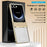 For Samsung Galaxy Z Flip7 5G Case Electroplating PC Folding Phone Cover with Screen Protector - Gold - 6