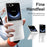 For Samsung Galaxy Z Flip7 5G Case Electroplating Hard PC Protective Phone Cover - Silver - 7